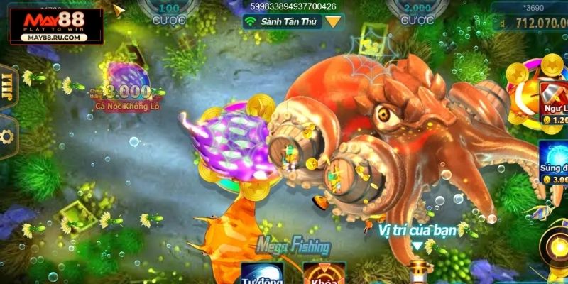 Bí quyết chơi game bắn cá Mega Fihing thắng lớn